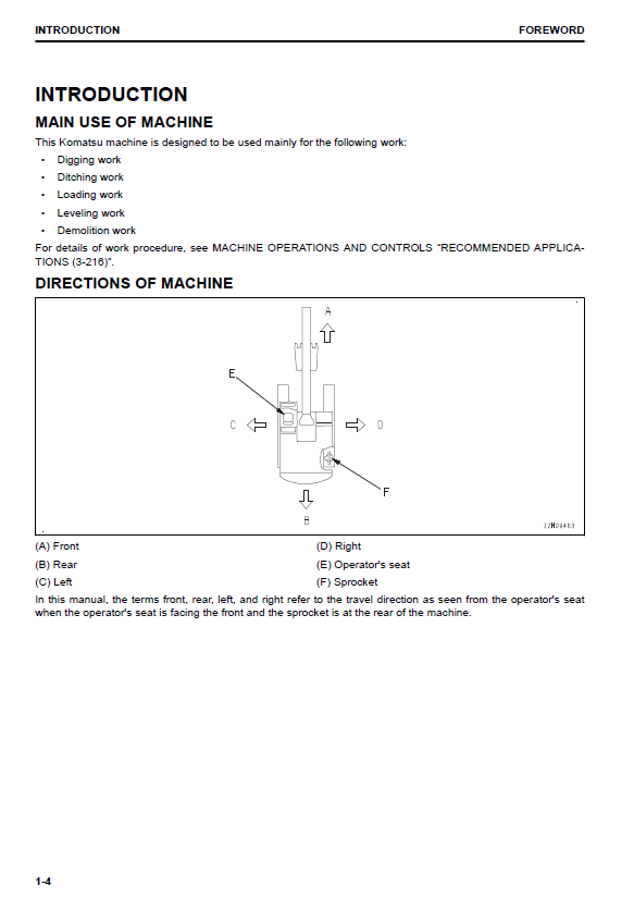 Complete Operation and Maintenance Manual PDF for Komatsu PC360LC-11