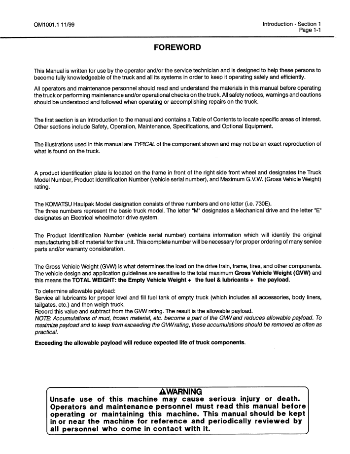 Complete Operator Guide: Komatsu 730E Dump Truck Manual DG756