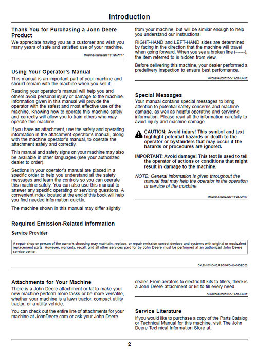 Complete Operator Manual for John Deere Z900 Series ZTrak Pro Models