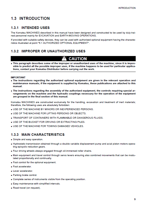 Complete Operator Manual for Komatsu SK1026-5 Turbo Skid-Steer Loader (PDF Download) 