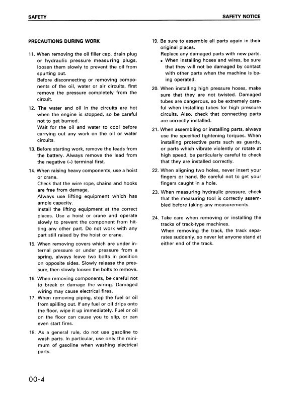 Complete Repair & Troubleshooting Shop Manual PDF for Komatsu PC450-6, PC450LC-6