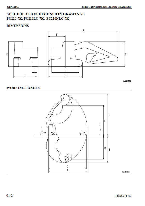 Complete Shop Repair Manual PDF for Komatsu PC210, 210LC, 210NLC, PC240LC, 240NLC-7K