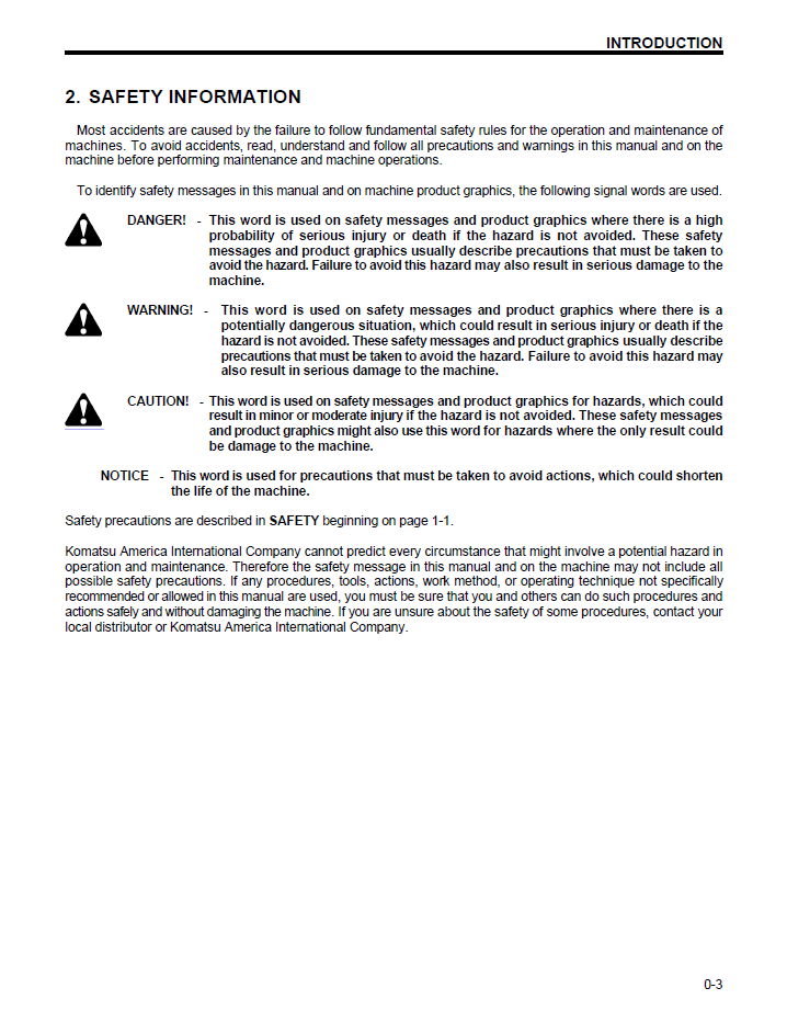 Download CEAM002001: Komatsu WA250-3 Parallel Tool Carrier Maintenance Manual