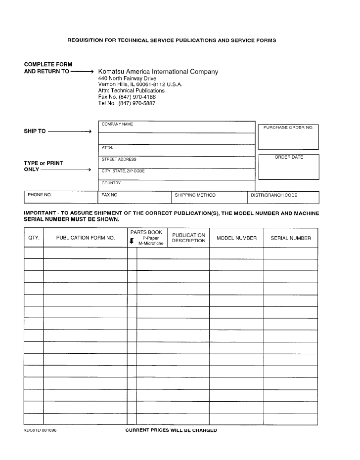 Download CEAM003301: Komatsu PC300LC-6 & PC300HD-6 Hydraulic Excavator Maintenance Manual