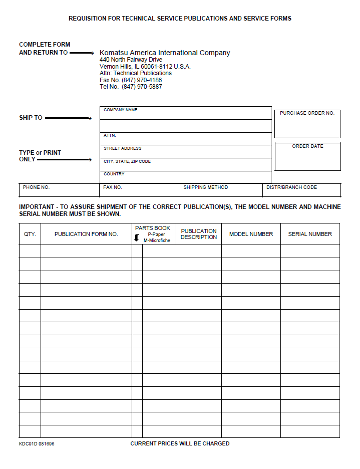 Download CEAM003401: Komatsu PC270LC-6 Hydraulic Excavator Maintenance Manual