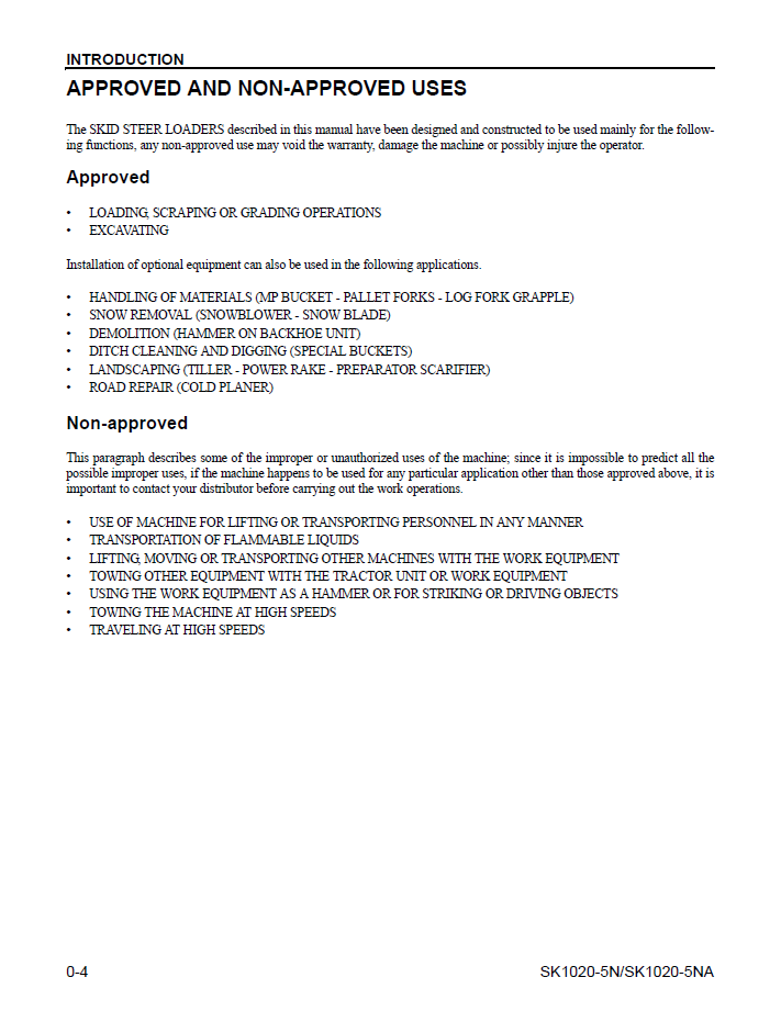 Download CEAM013902: Komatsu SK1020-5NA, SK1020-5N Skid Steer Loader Maintenance Manual