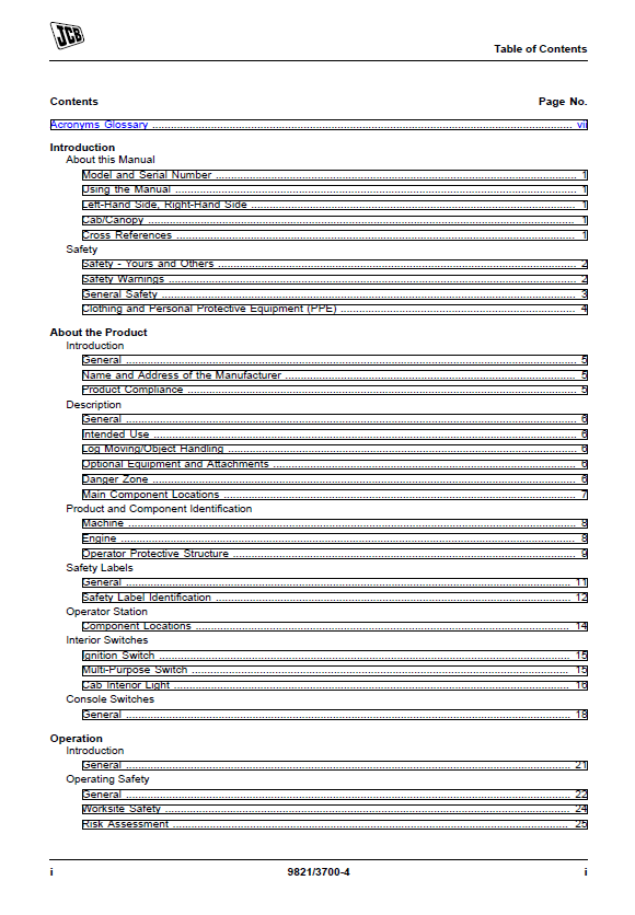 Download Free JCB Loader 457 Operator Guide PDF