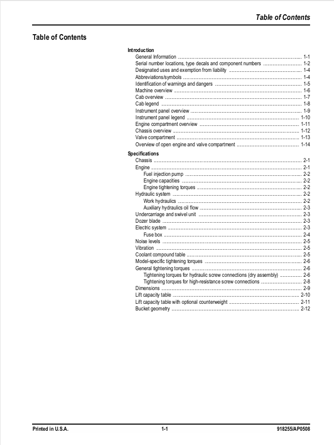 Download GEHL 283Z Compact Excavator Workshop Service Manual PDF