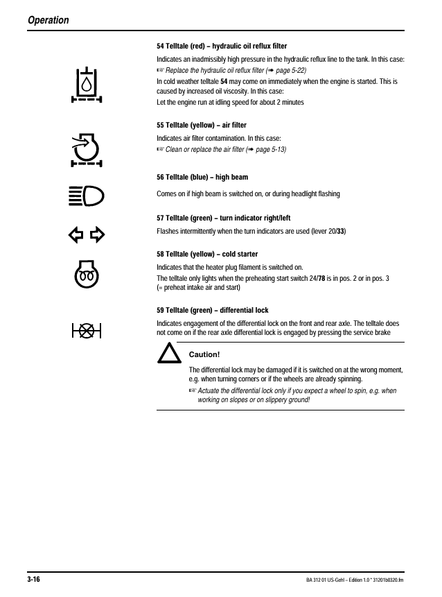 Download GEHL 521 Telescopic Wheel Loader Operator Manual PDF 909883