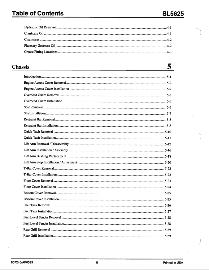 Download GEHL 5625 Shop Manual 907245 for Skid Loader PDF