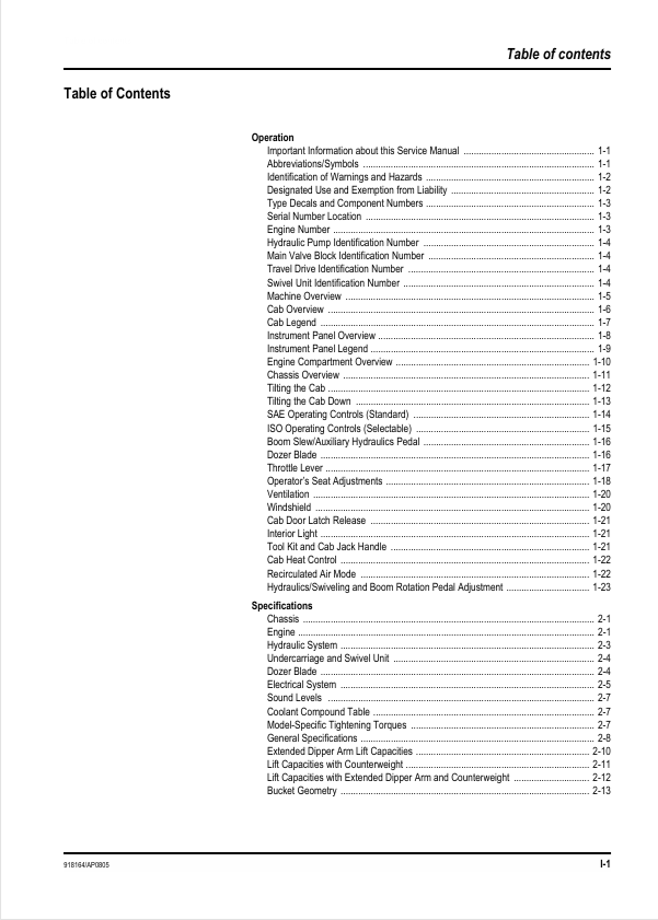 Download GEHL 753Z Compact Excavator Workshop Service Manual PDF