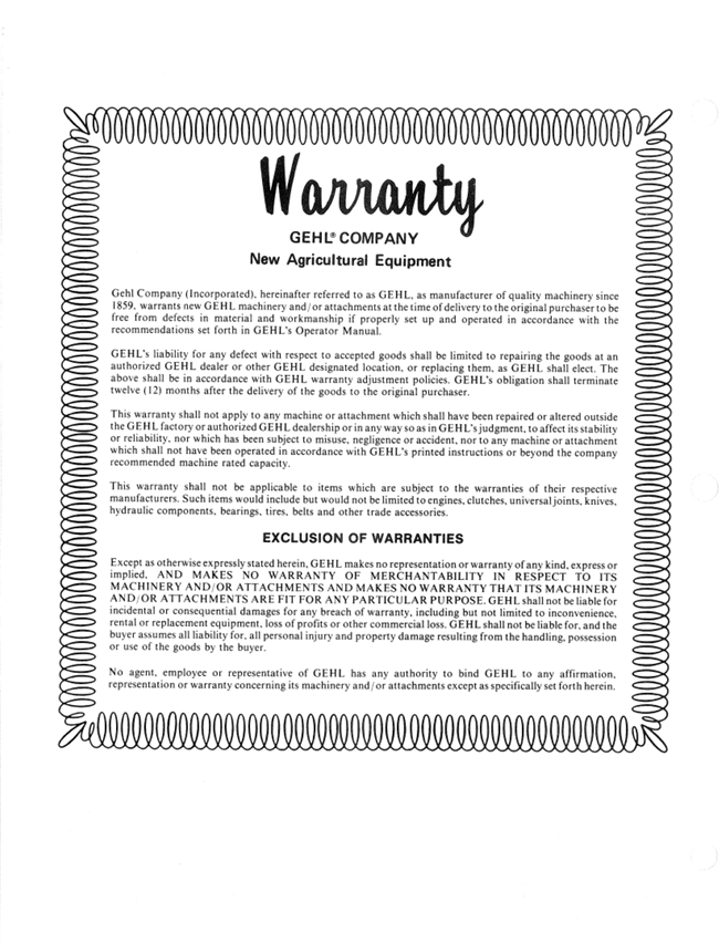 Download GEHL CB 1000 Forage Harvester Operator Manual PDF