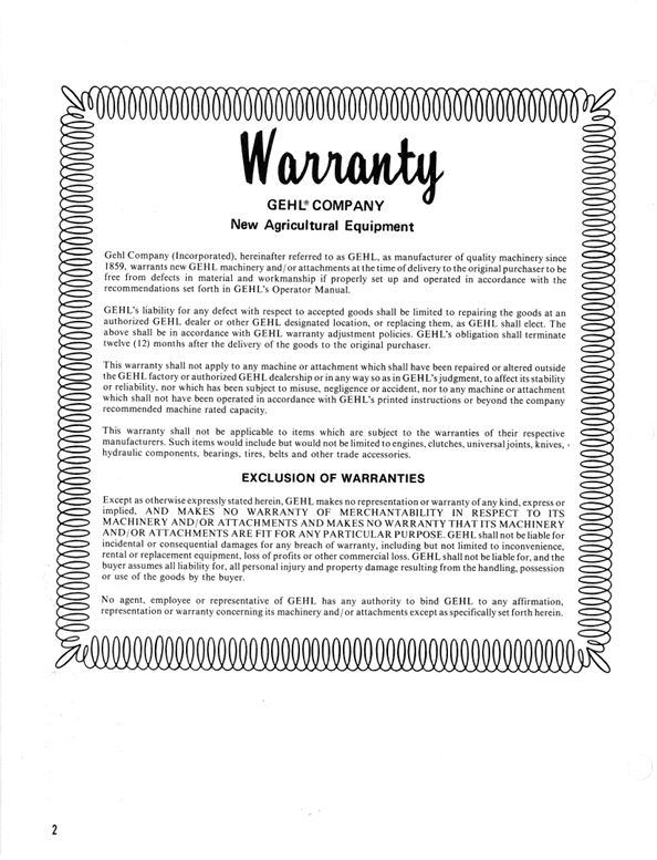 Download GEHL CB 1200 Operator Manual 902485 PDF