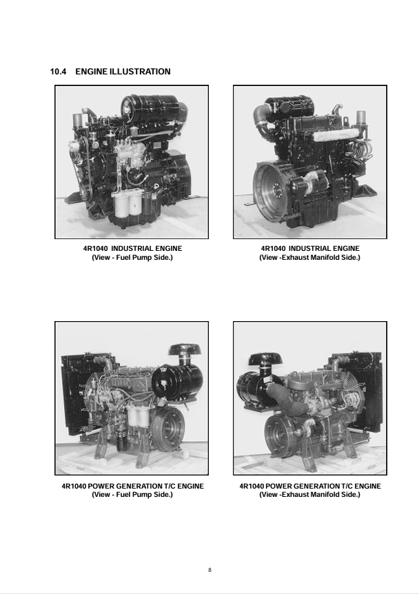 Download GEHL Kirloskar 4R1040 Engine Service Manual PDF
