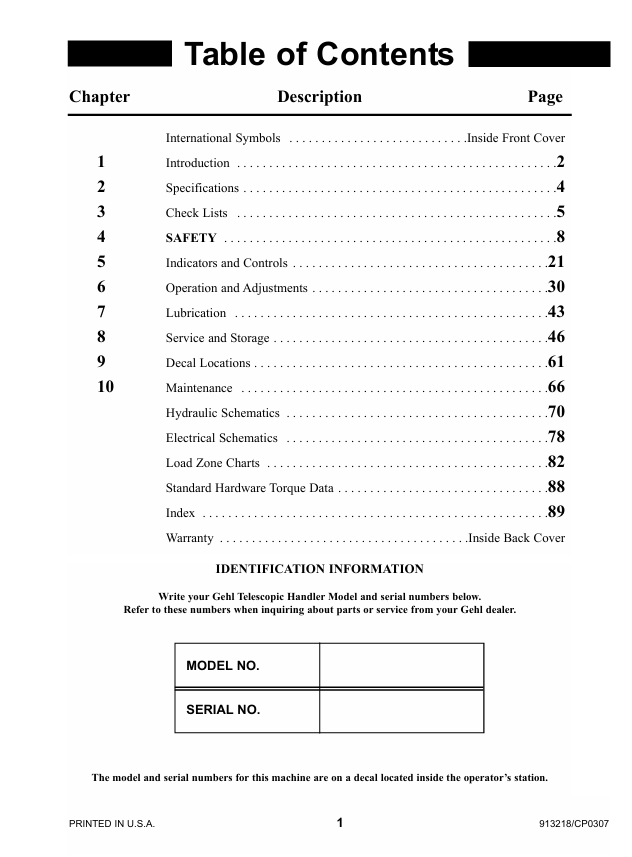Download GEHL RS6-42, RS8-42 & RS8-44 Operator Manual 913218 PDF