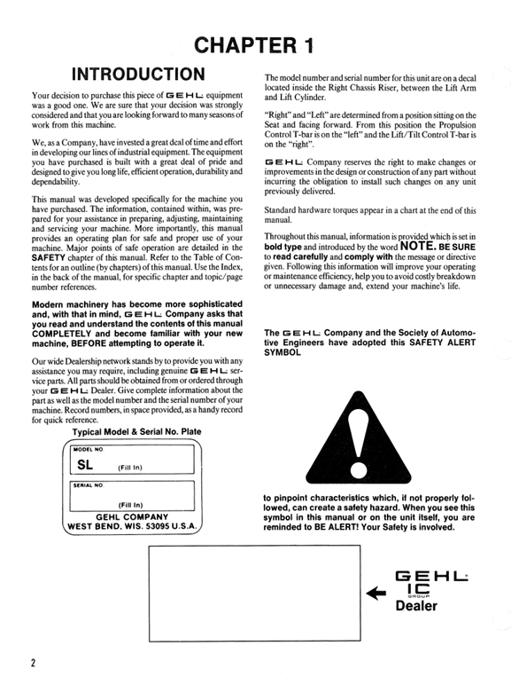 Download GEHL SL4515 & SL4615 Operator Manual 903885 PDF