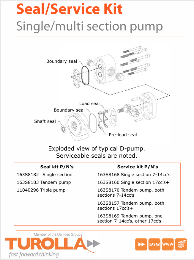 Download GEHL Turolla D-Pump 50940484 Rebuild Manual PDF