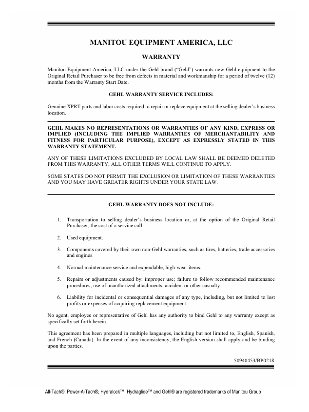 Download GEHL Z55 Excavator Operator Manual 50940327 PDF