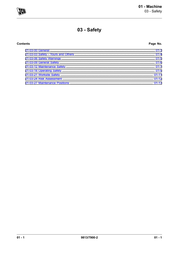 Download JCB 15C-1, 16C-1 and 18Z-1 Workshop Manual