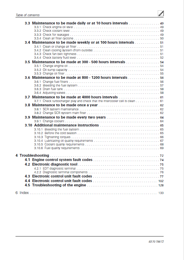 Download JCB 5th Generation AWF Engine Operator Handbook