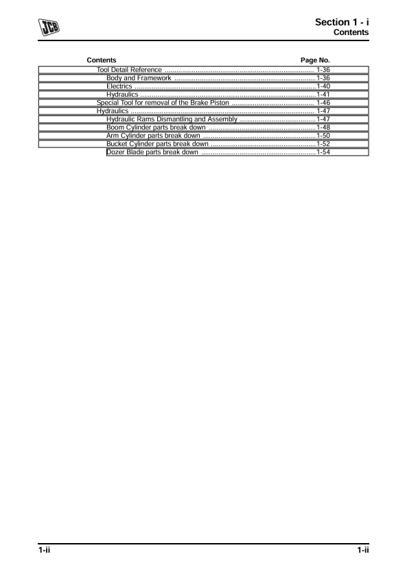 Download JCB JS85 Excavator Service Manual PDF