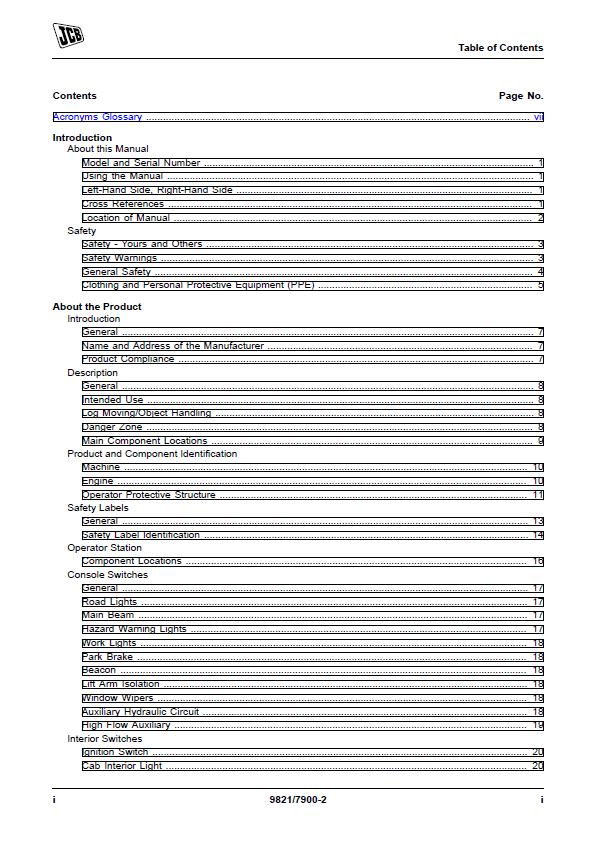 Download JCB Robot 135, 155 Operator & Maintenance Guide