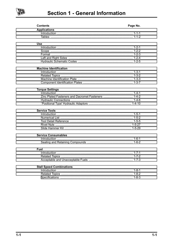 Download JCB Side Engine Loadall Maintenance Manual