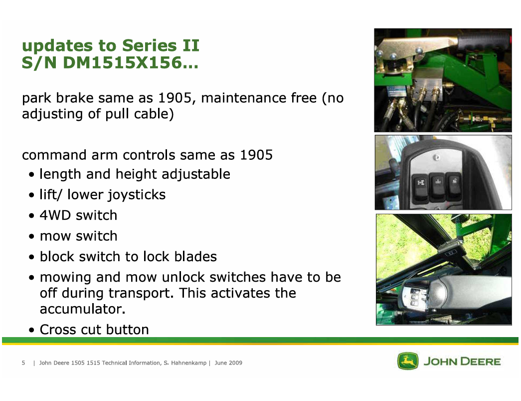Download John Deere 1505 1515 Technical Information Guide