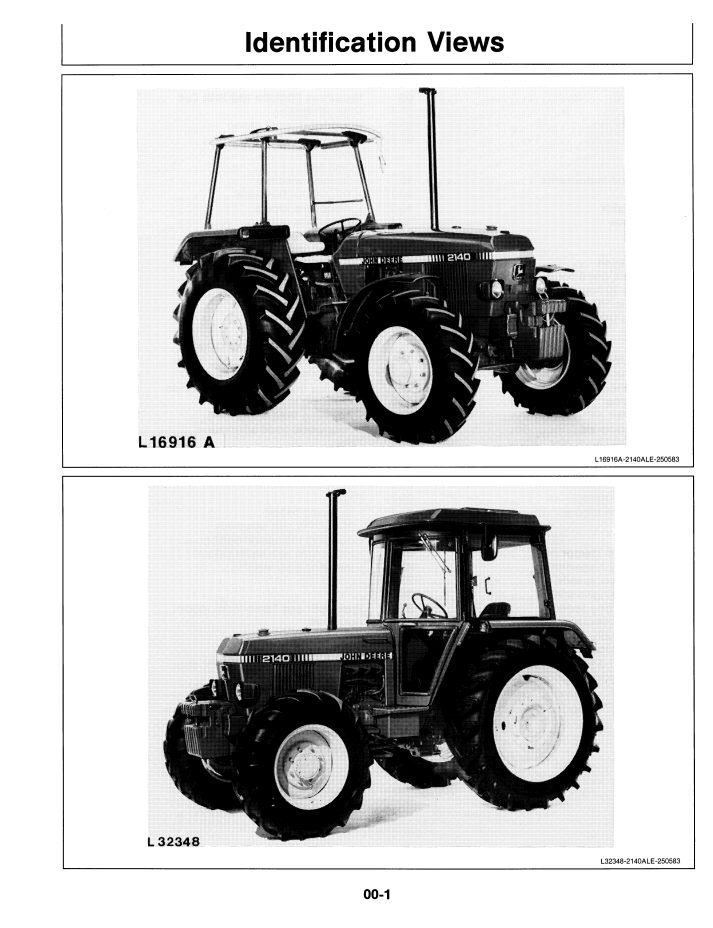 Download John Deere 2140 Tractor Operator Manual | OML40936