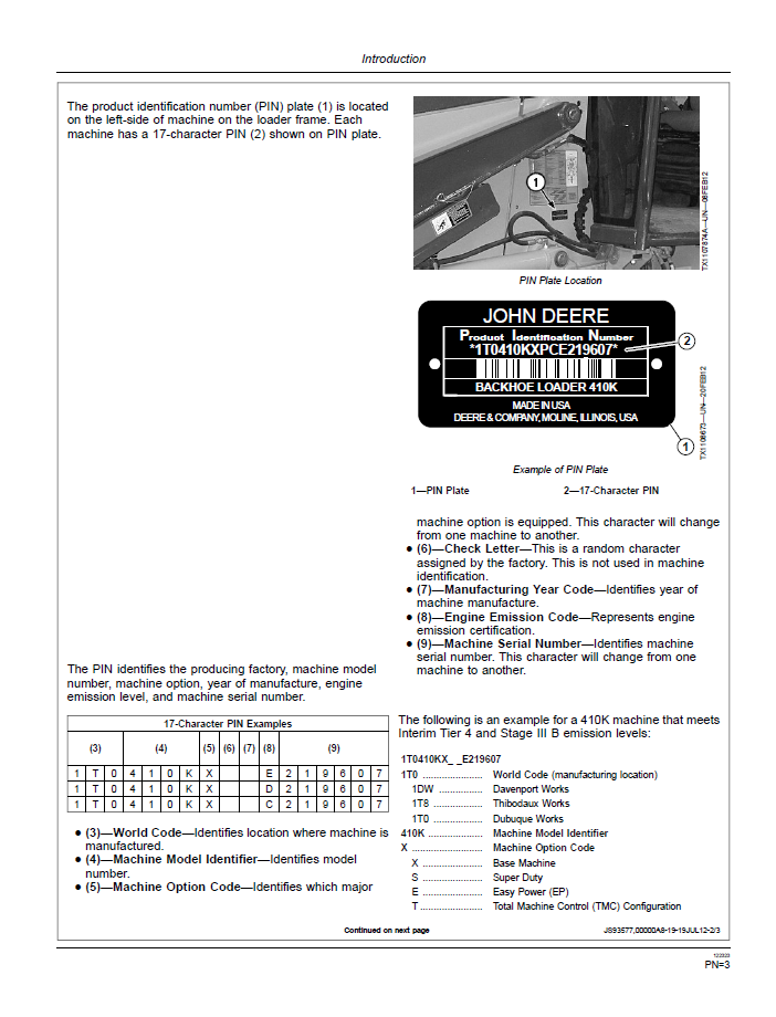 Download John Deere 410K Backhoe Loader Manual OMT281952