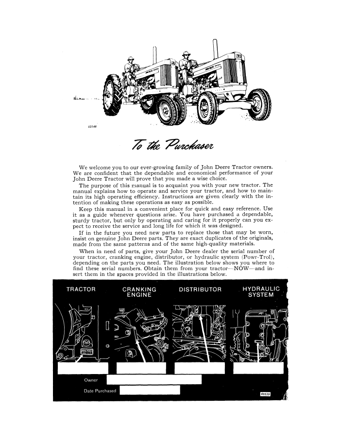 Download John Deere 720 Tractor Manual OMR2086