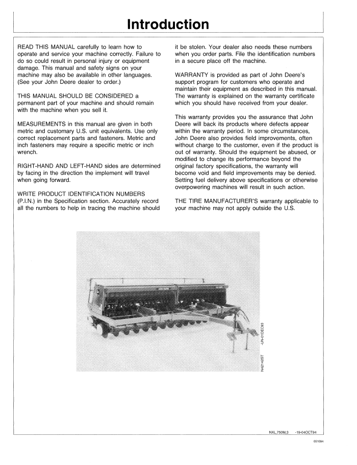 Download John Deere 750 Grain Drill Manual OMN200420