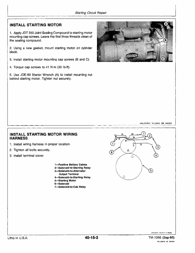 Download John Deere 9940 Cotton Picker Workshop Manual TM1356
