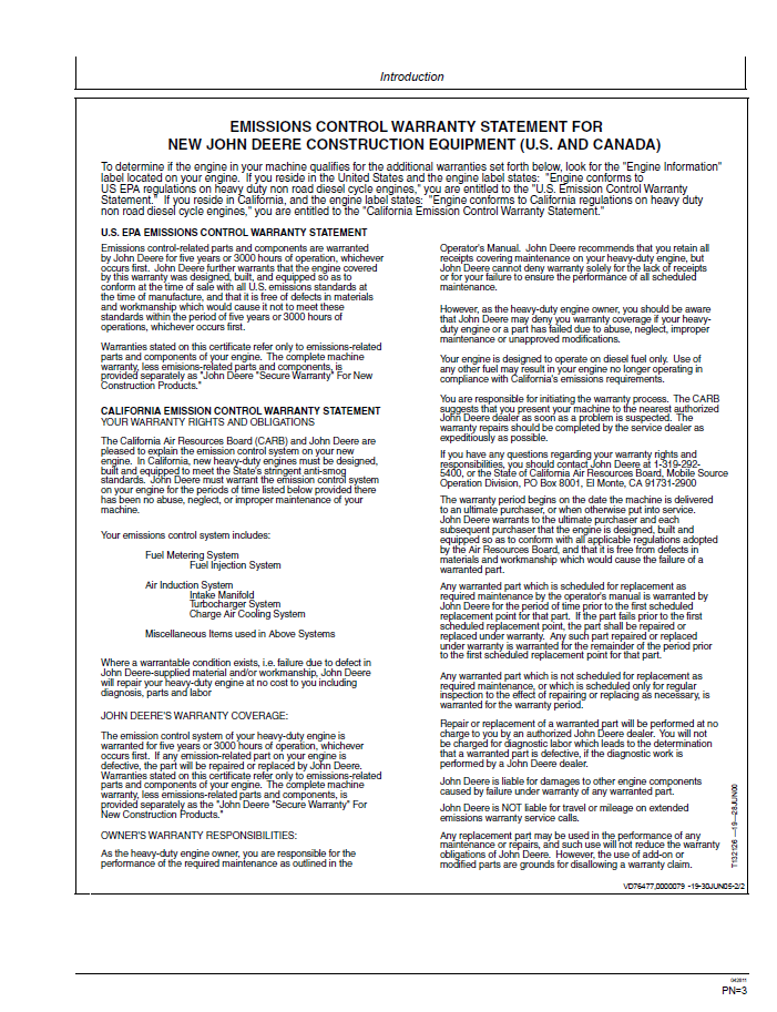 Download John Deere CT322 CT332 Compact Track Loader Manual OMT215996