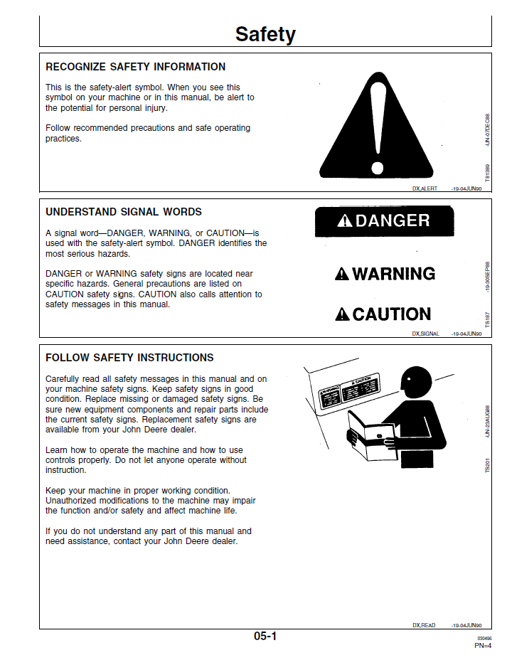 Download John Deere OMAR111204 Tractor Manual – Safety & Service Guide