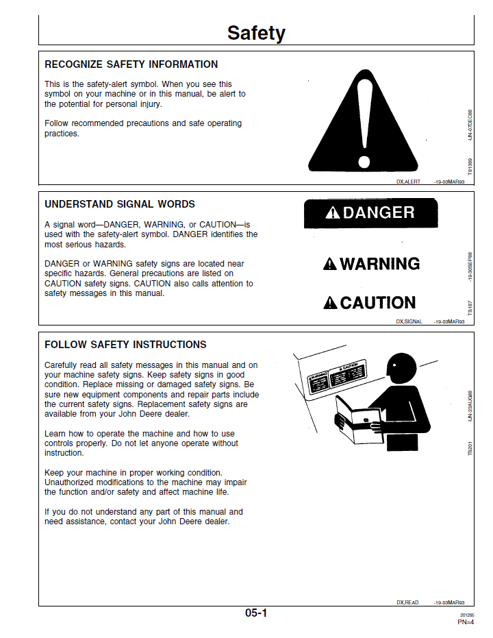 Download John Deere OMAR112756 Tractor Manual – Safety & Service Guide