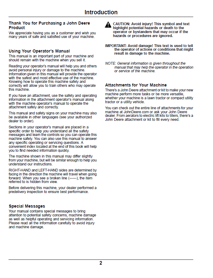 Download John Deere RSX860i Utility Vehicle Manual OMM176282
