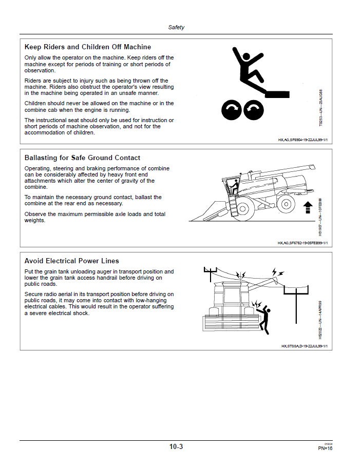Download John Deere S660 S670 S680 S690 Combine Operator Manual | OMHXE51478