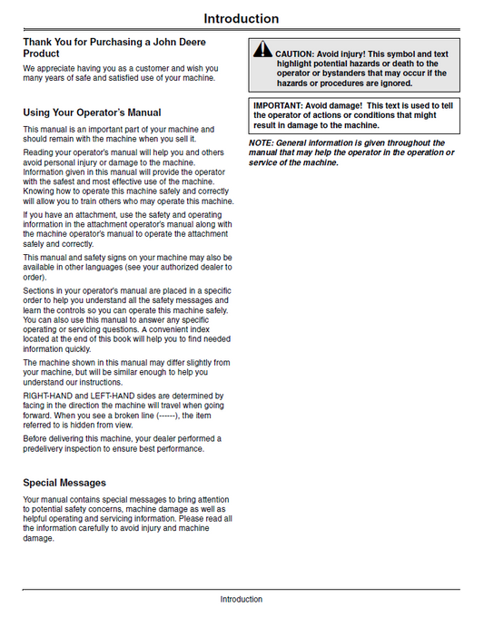 Download John Deere Z900B Z900M Z900R Operator Manual (OMTCU35848)