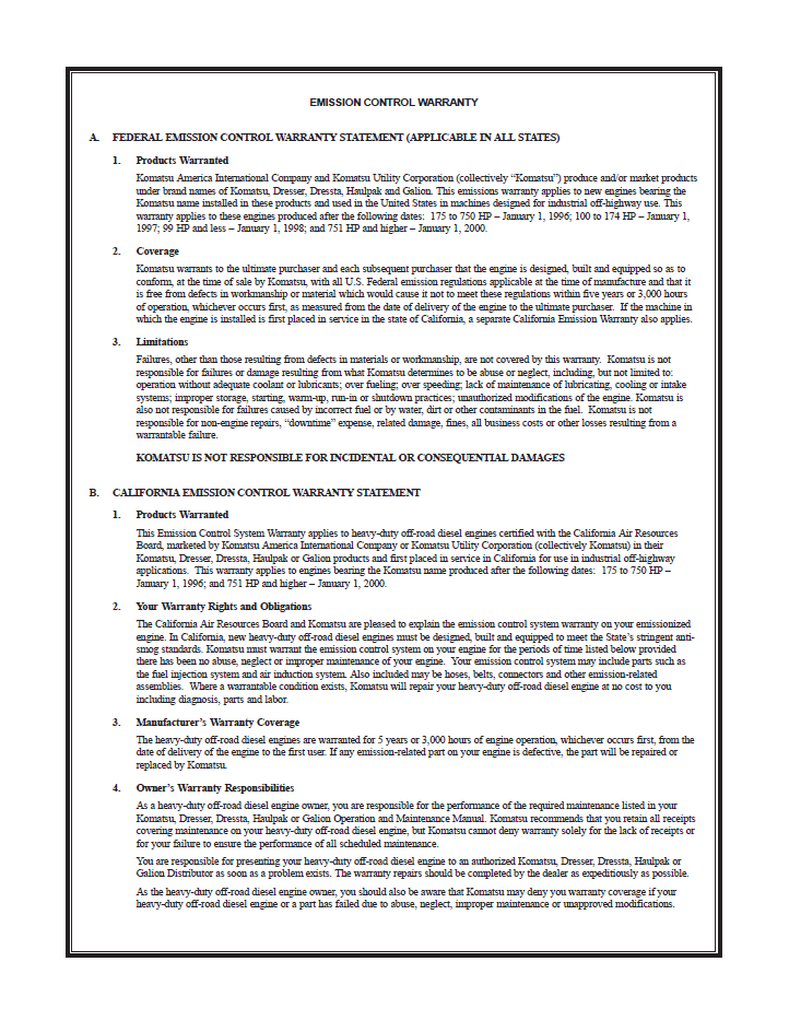 Download Komatsu BR350JG-1 Mobile Crusher Operator's Manual SEAD020103