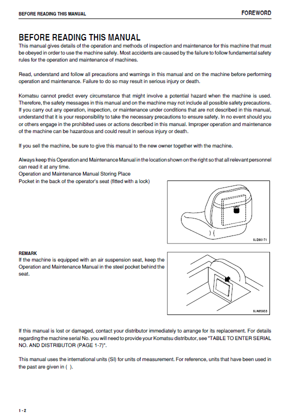 Download Komatsu D21A-8E0 / D21P-8E0 Bulldozer Manual PDF