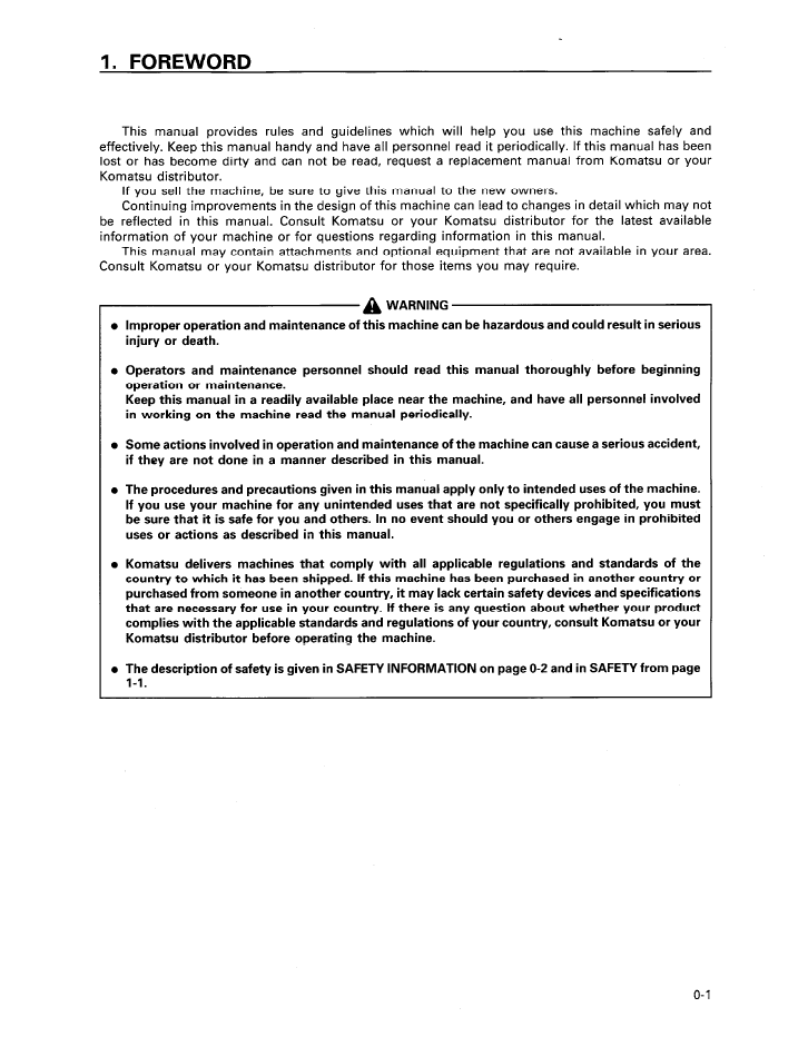 Download Komatsu D275A-2 Dozer Manual SEAD000303 PDF