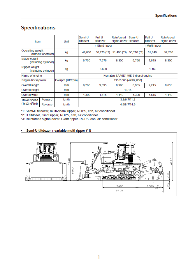 Download Komatsu D275AX-5E0 Field Assembly Manual GEN00116-02 PDF