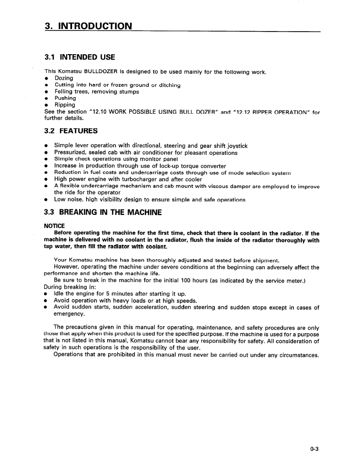Download Komatsu D375A-3 Bulldozer Service & Maintenance Manual SEAD010801 PDF