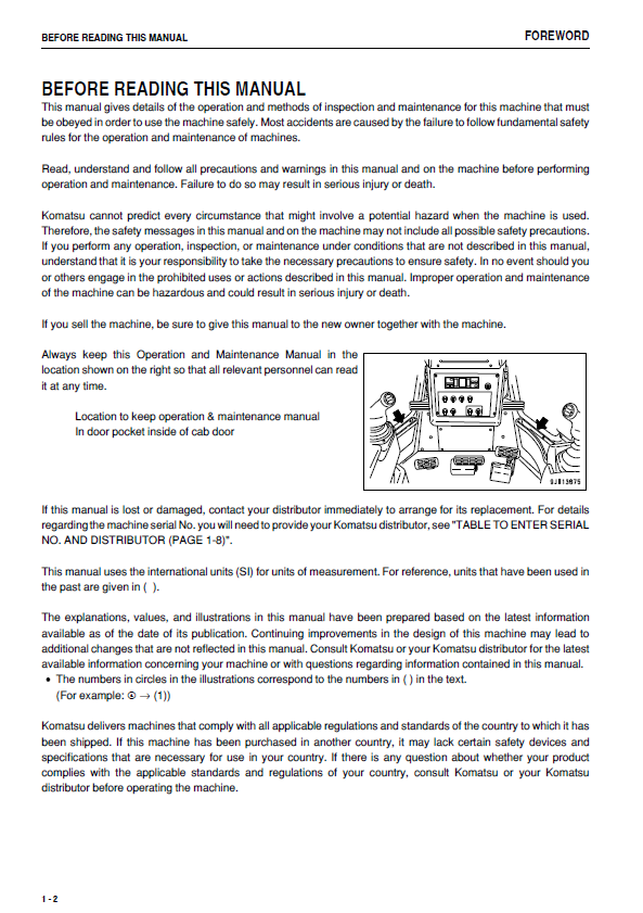 Download Komatsu D475A-5E0 Dozer Maintenance Manual TEN00484-02