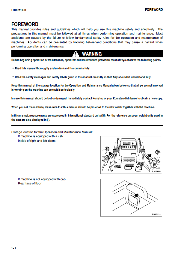 Download Komatsu D61EX-15E0, D61PX-15E0 Maintenance & Service Manual