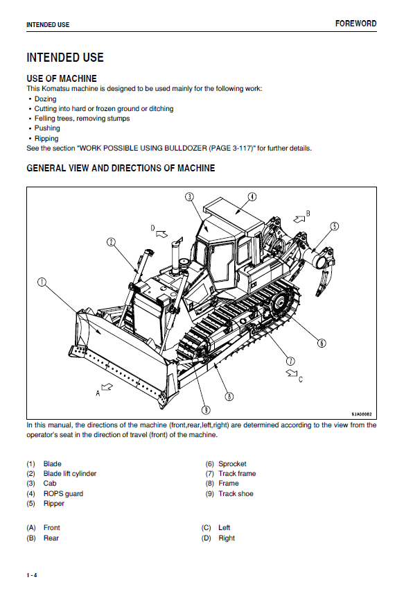 Download Komatsu D85EX-15E0 & D85PX-15E0 Bulldozer Manual