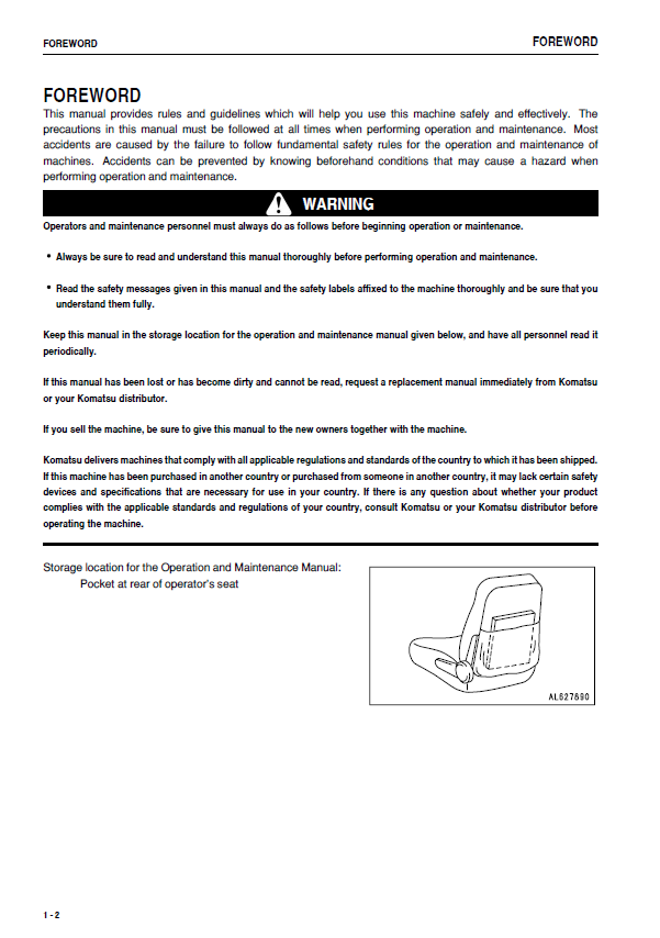 Download Komatsu GD555-3A Grader Service & Maintenance Guide