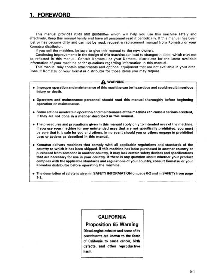Download Komatsu HD325-6 Dump Truck Manual SEAD000806 PDF