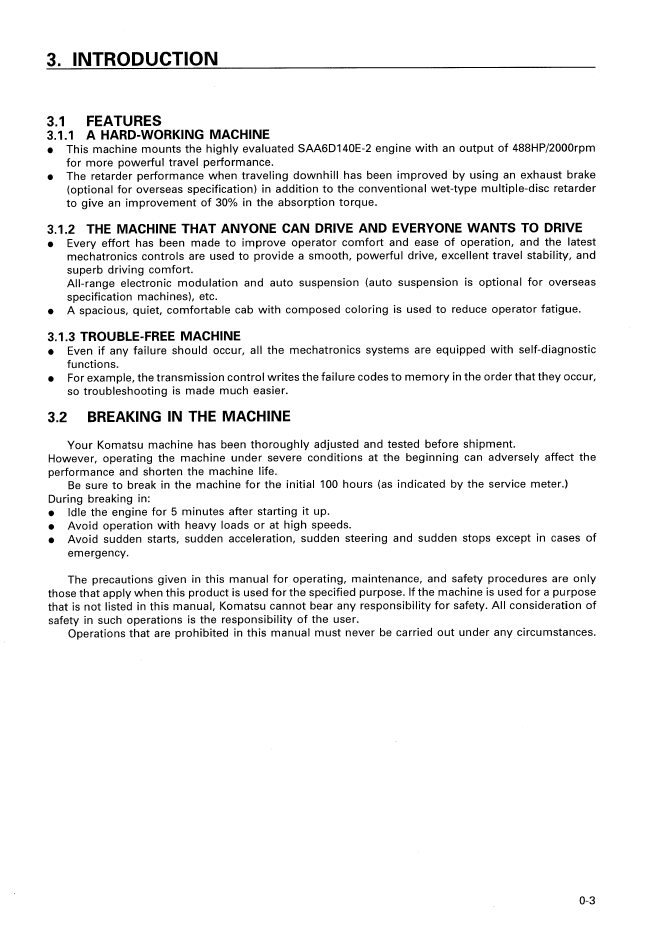 Download Komatsu HD325-6 Operation Manual SEAM000805 PDF